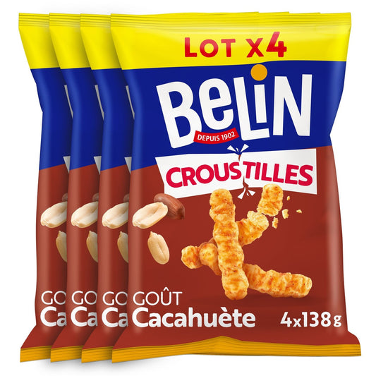 Biscuits Apéritifs aux Cacahuètes Croustilles BELIN