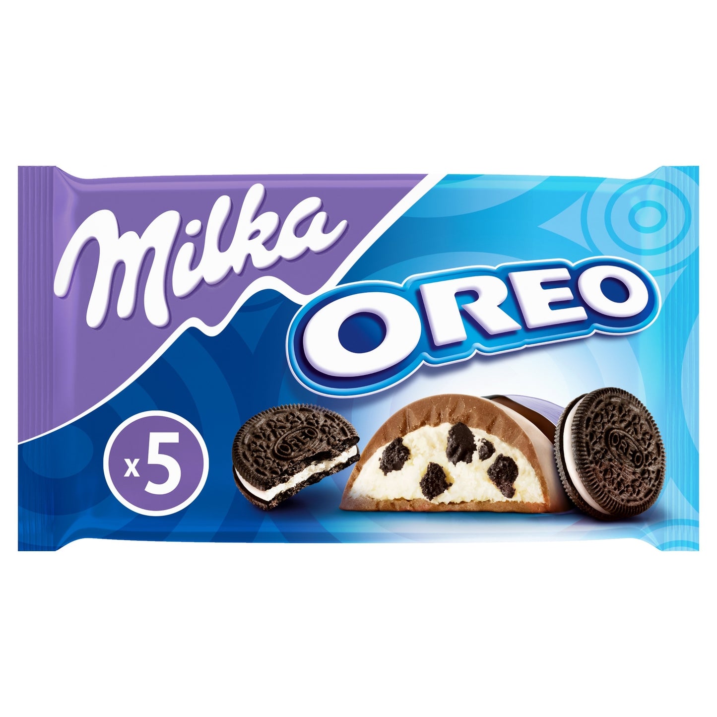 Barres chocolatées Lait Oreo MILKA 