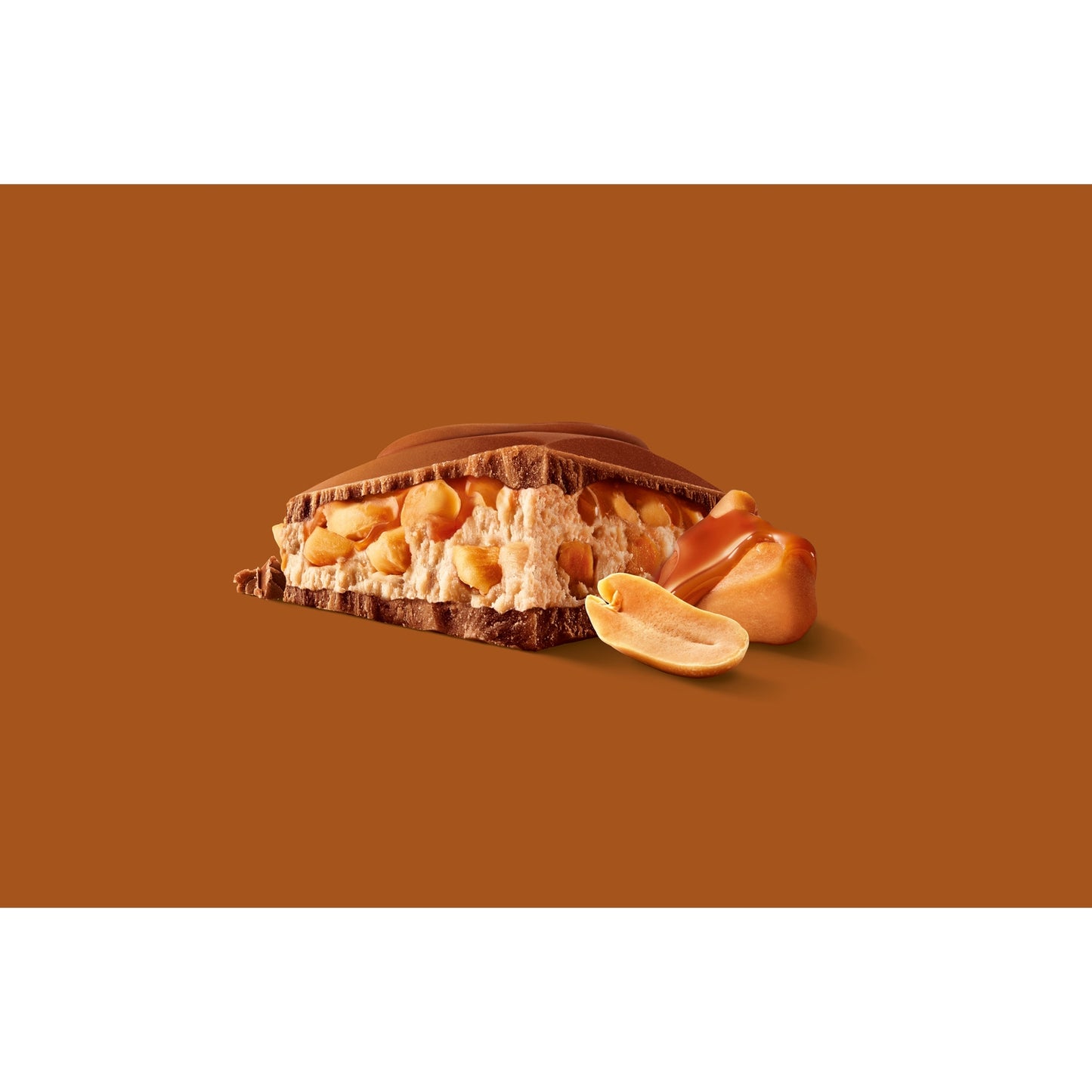 Tablette de Chocolat Lait Cacahuètes et Éclats Croquants MILKA