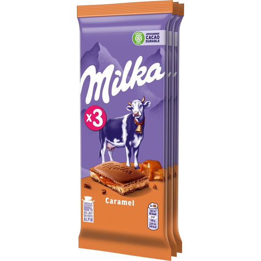 Tablette de Chocolat Lait Caramel MILKA 