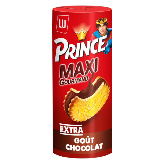 Biscuits Fourrés au Chocolat Maxi Gourmand Prince LU Le paquet de 250 g