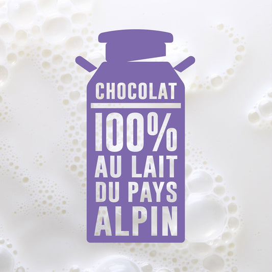 Tablette de Chocolat au Lait Fourré à la Crème et au Caramel MILKA