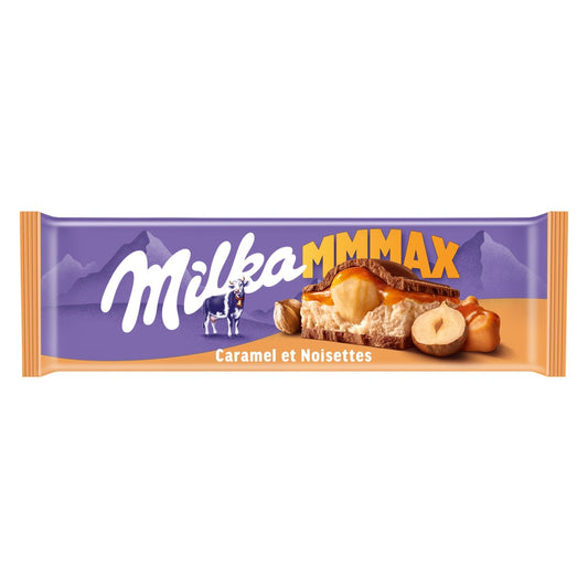 Mmmax MILKA Hazelnut and Caramel Milk Chocolate Bar