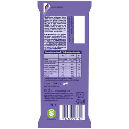 Milk Chocolate Bar with Daim Chips MILKA