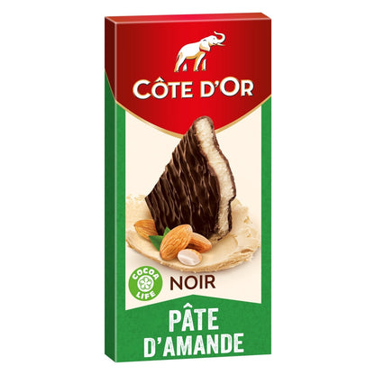 [ANTI-GASPILLAGE] Tablette de Chocolat Noir Pâte d'Amande COTE D'OR - Date de durabilité minimale : 14/06/2025