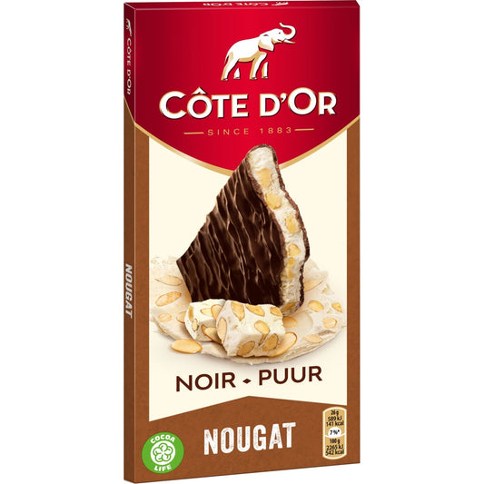 Tablette de Chocolat Noir Nougat COTE D'OR