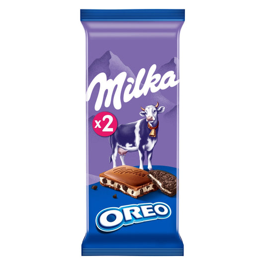 Tablette de Chocolat au Lait aux Éclats d'Oreo MILKA