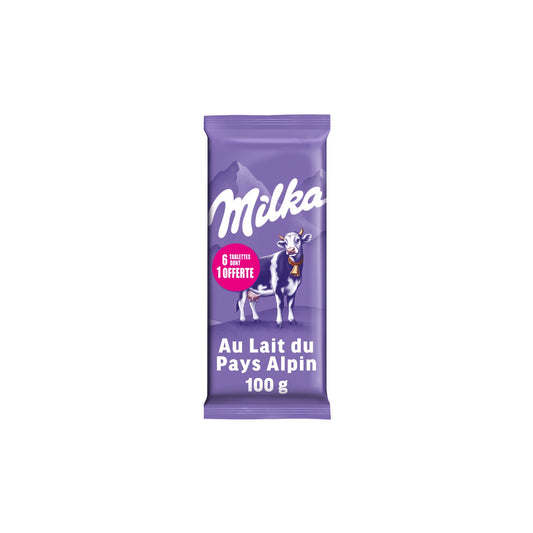 Tablette de Chocolat Lait MILKA 