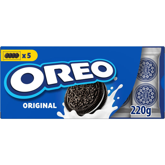 Biscuits Fourrés à la Vanille Original OREO La boîte de 5 sachets - 220 g