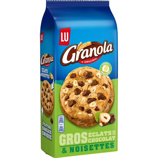 Cookies aux Gros Éclats Chocolat & Noisettes Granola LU