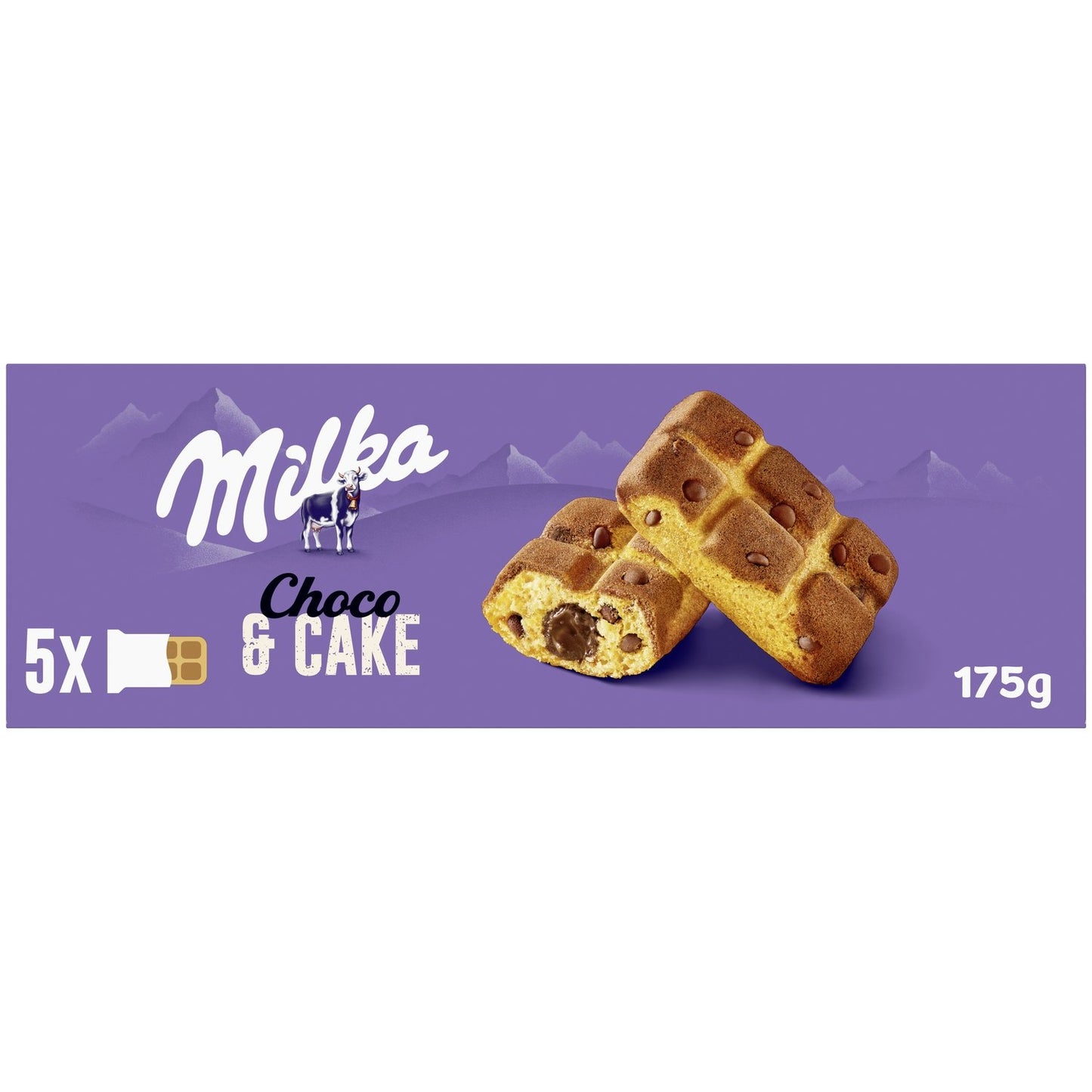 Cake &amp; Choc MILKA Chocolate and Chocolate Chip Filled Cakes
