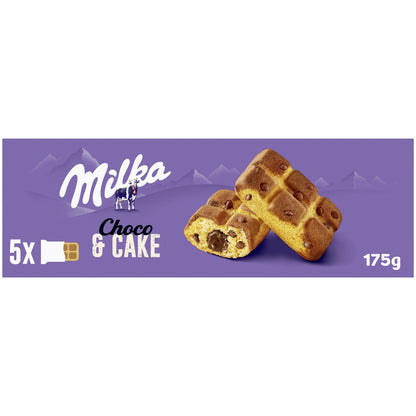 Cake &amp; Choc MILKA Chocolate and Chocolate Chip Filled Cakes