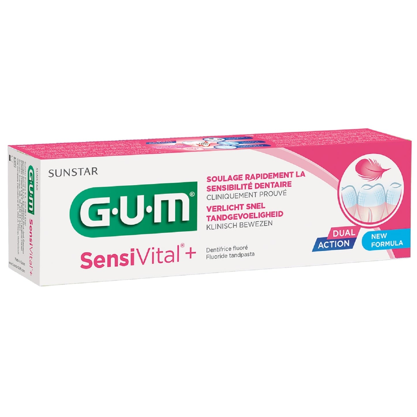 Dentifrice Sensibilité Dents et Gencives Saines GUM 