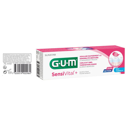 Dentifrice Sensibilité Dents et Gencives Saines GUM 