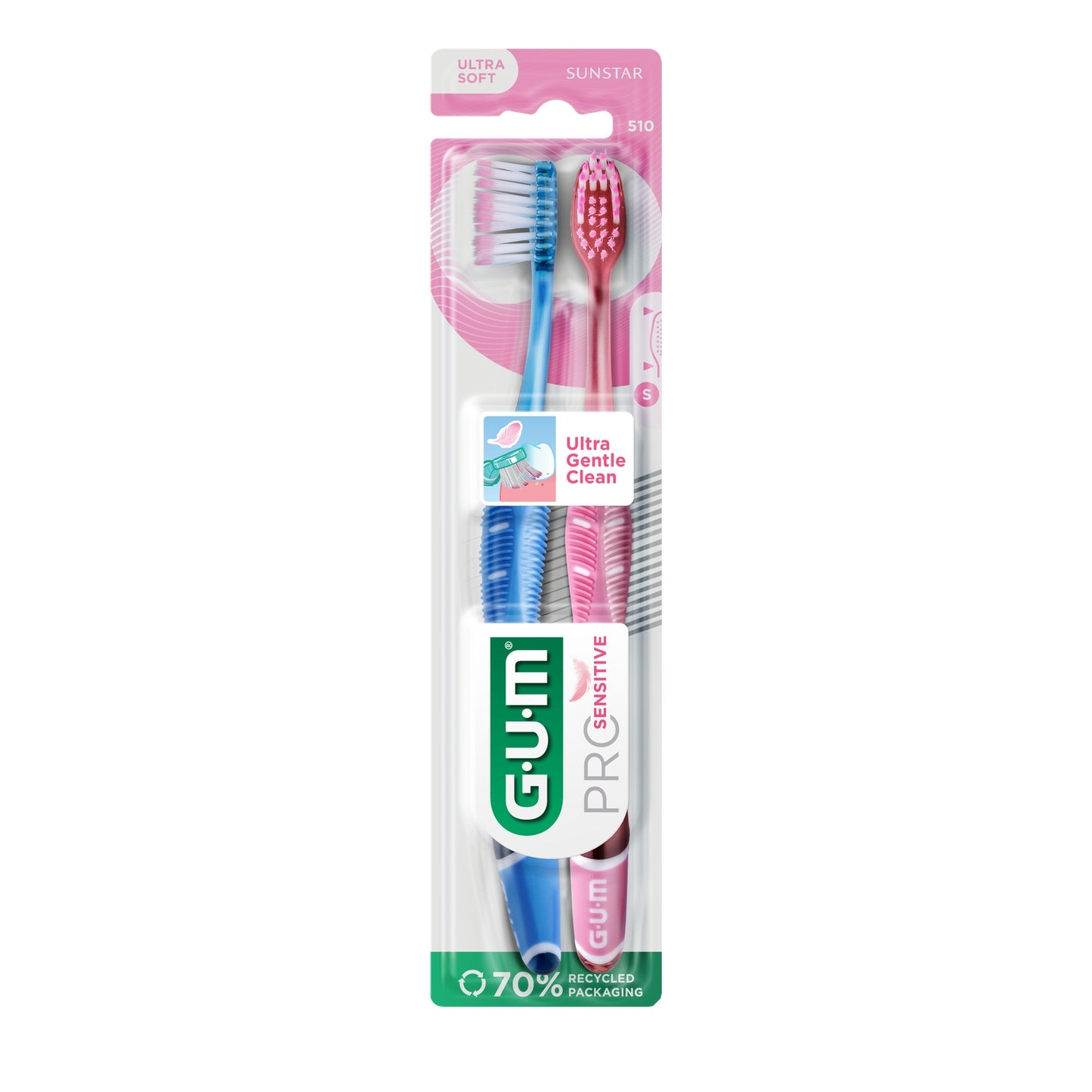 Brosse à dents Ultra Souple Dents Sensibles GUM 