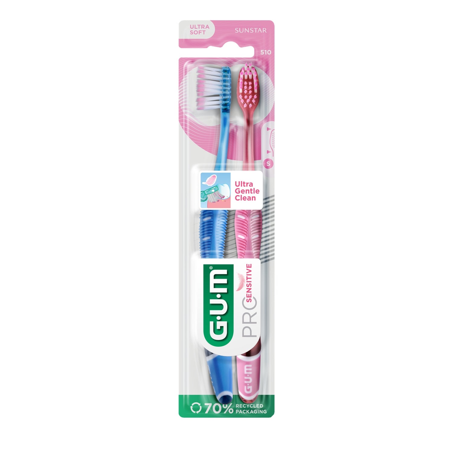 Brosse à dents Ultra Souple Dents Sensibles GUM 