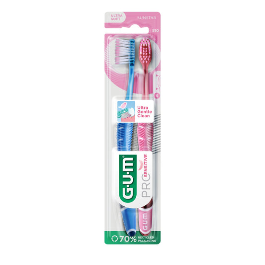 Brosse à dents Ultra Souple Dents Sensibles GUM 