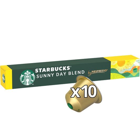 Café Capsules Compatible Nespresso Sunday Day Blend Intensité 5 By Nespresso STARBUCKS