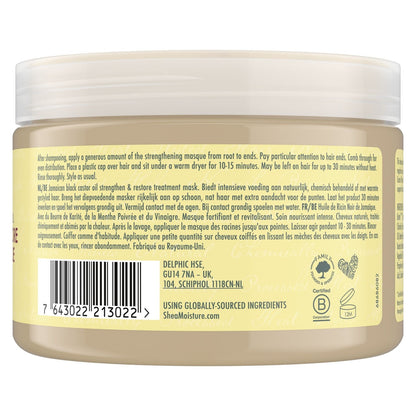 Masque Huile de Ricin Noir de Jamaïque Cheveux Bouclés SHEA MOISTURE 