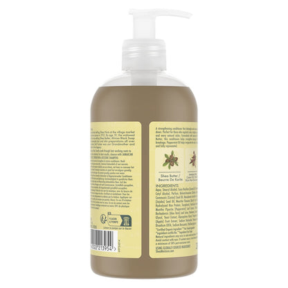 Après-Shampoing Fortifiant pour Cheveux traités Huile de ricin et Beurre de karité SHEA MOISTURE 