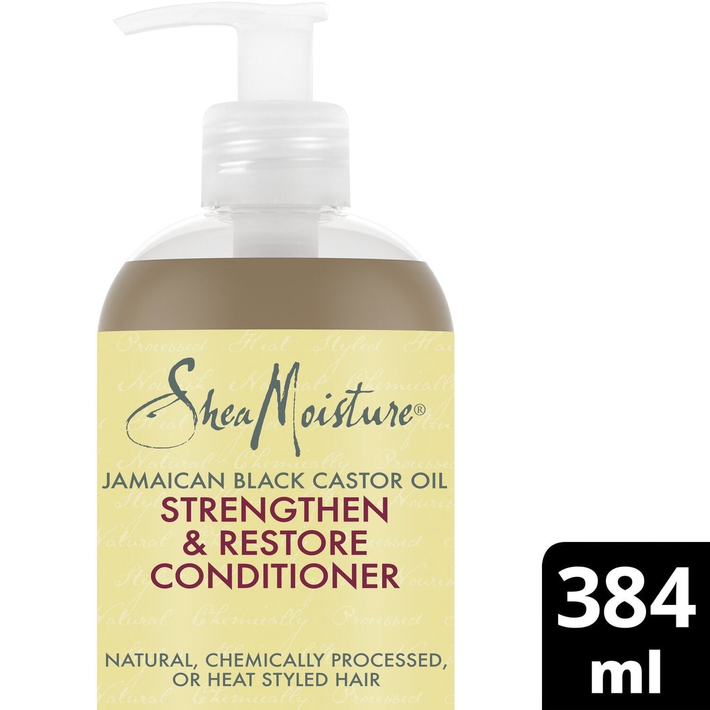 Après-Shampoing Fortifiant pour Cheveux traités Huile de ricin et Beurre de karité SHEA MOISTURE 
