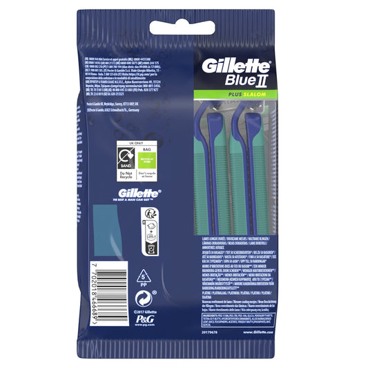 Gillette Blue II Plus Slalom Men's Disposable Razor