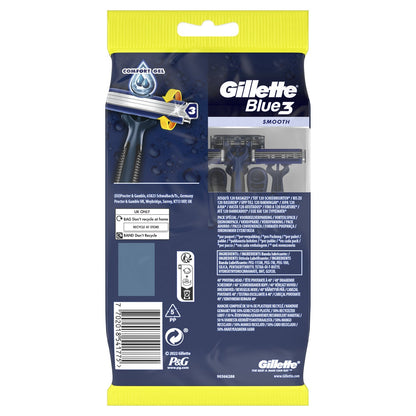 Gillette Blue 3 Smooth Einwegrasierer für Männer