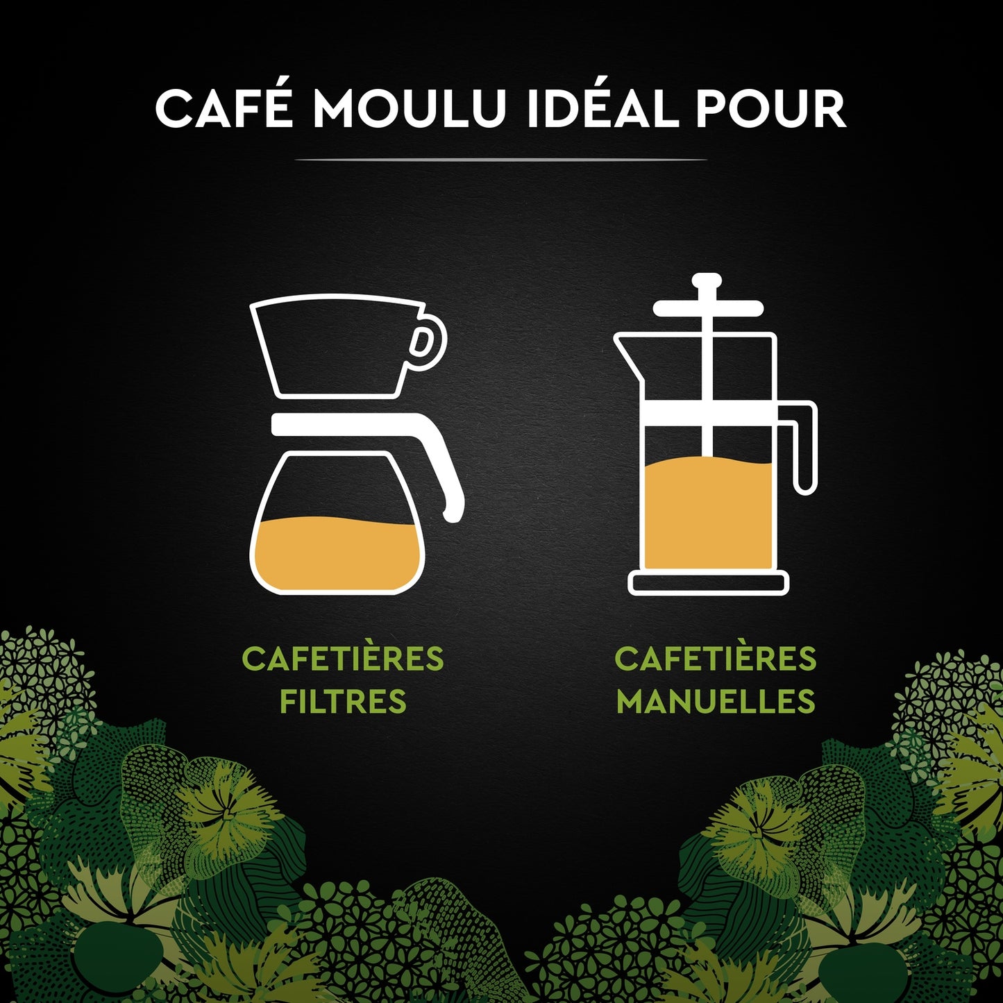 Café Moulu 100% Arabica Intensité 5 Bio CARTE NOIRE 