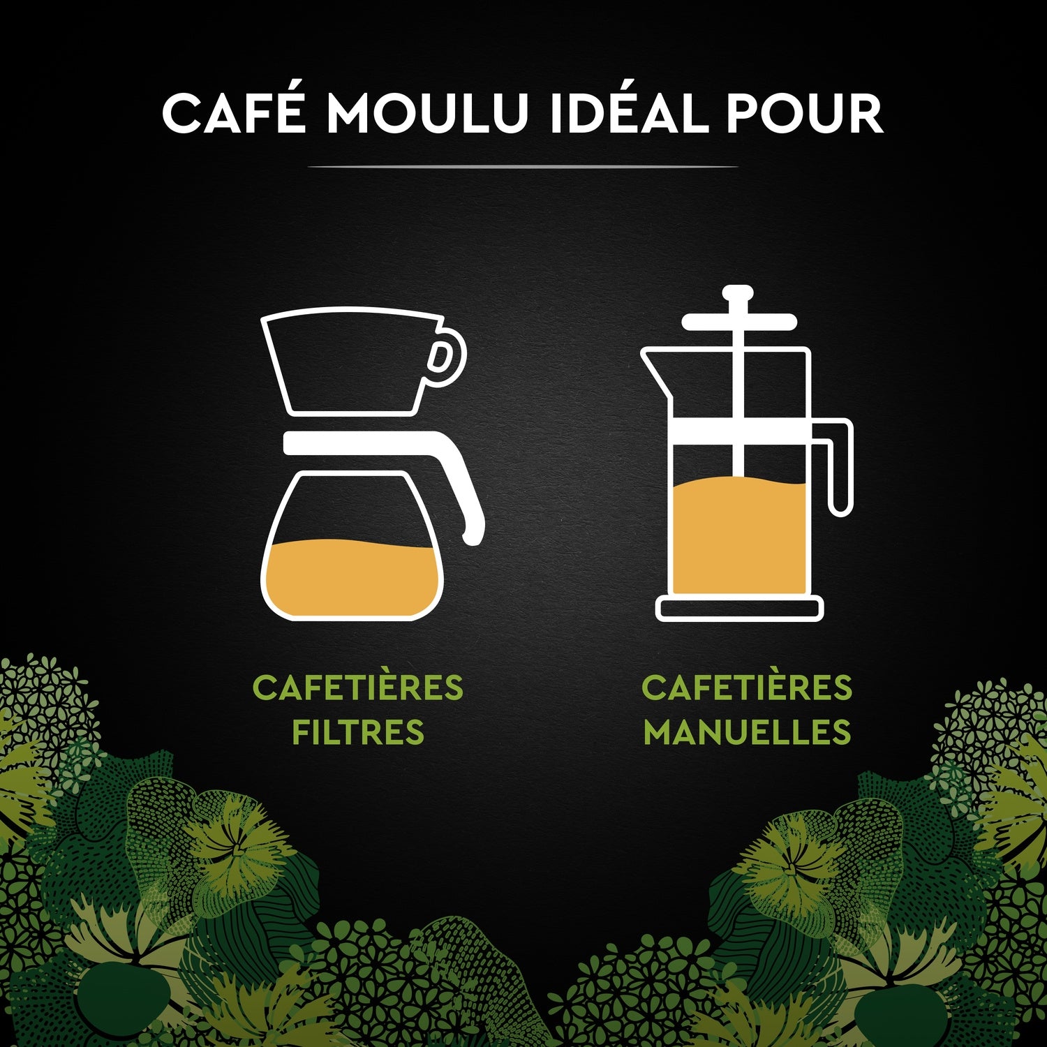 Café Moulu 100% Arabica Intensité 5 Bio CARTE NOIRE 