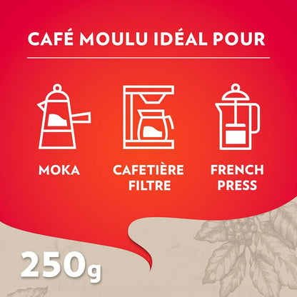 LAVAZZA Gemahlener Kaffee Intensität 10