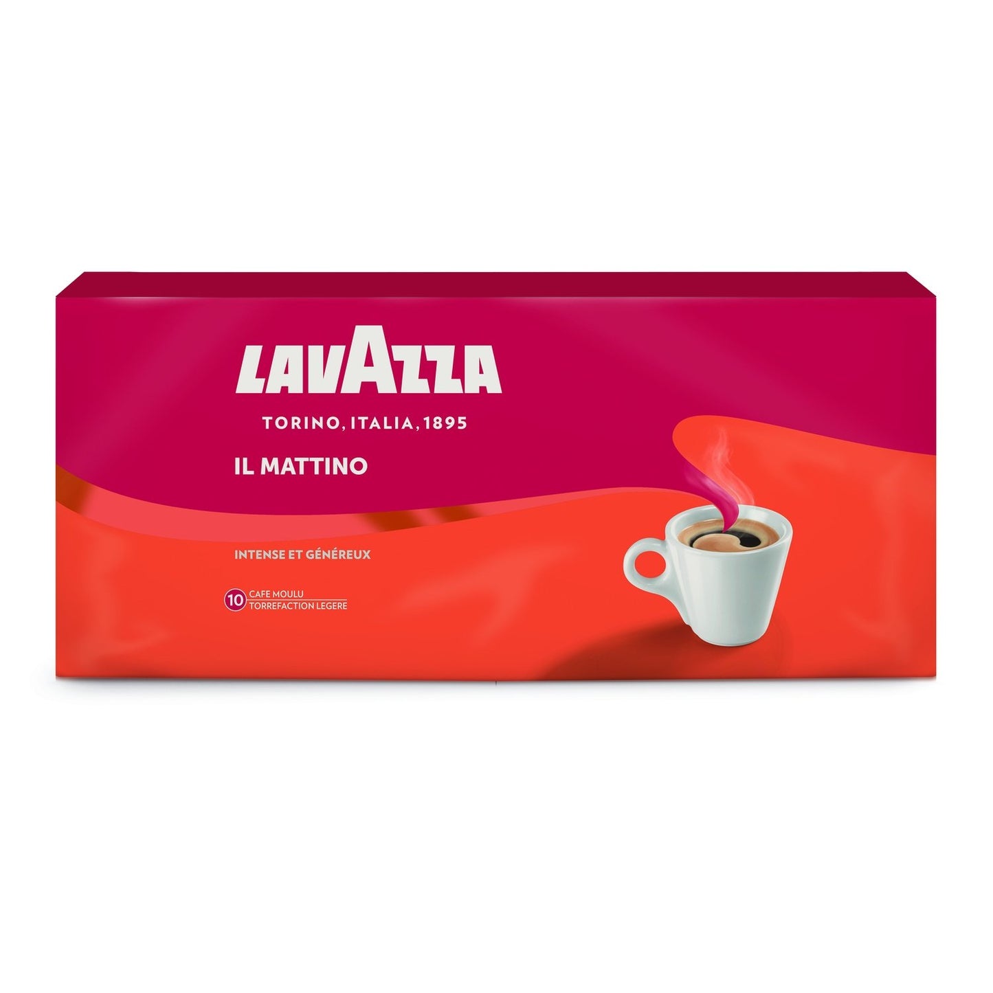 Il Mattino Ground Coffee Intensity 10 LAVAZZA