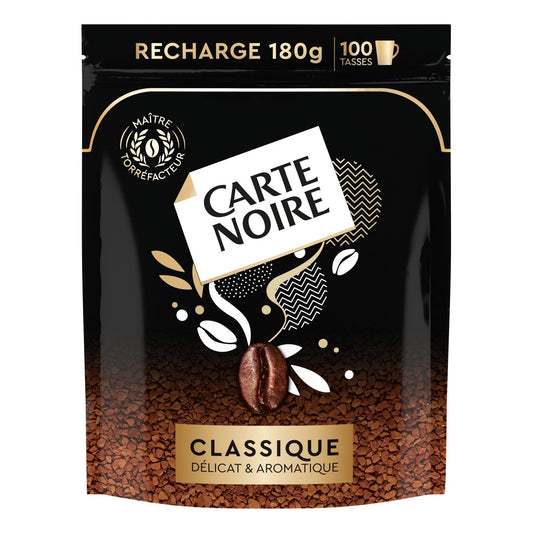 Café Soluble Classique CARTE NOIRE la recharge de 144g