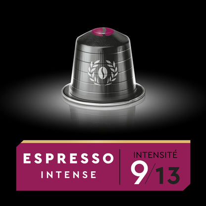 Café Capsules Espresso Intense n°9 Compatible Nespresso CARTE NOIRE 