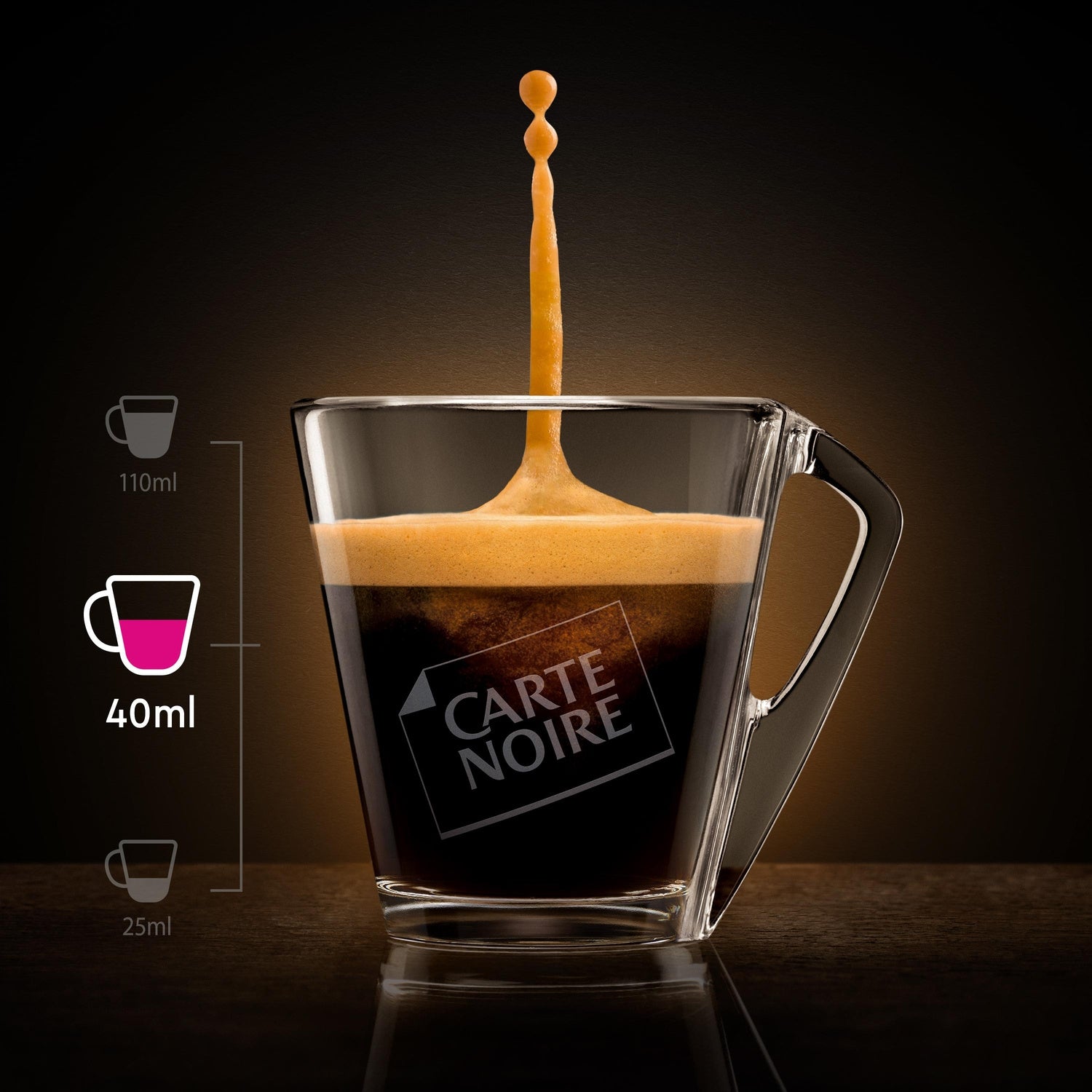 Café Capsules Espresso Intense n°9 Compatible Nespresso CARTE NOIRE 
