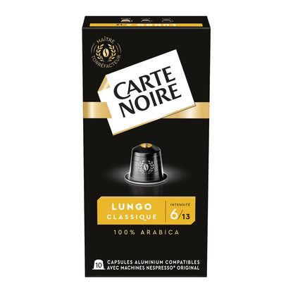Café Capsules Lungo Classique Intensité 6 Compatible Nespresso CARTE NOIRE 