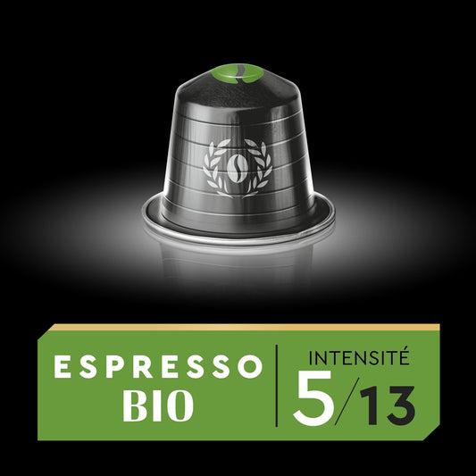 Coffee Capsules Compatible with Nespresso Organic Espresso BLACK CARD