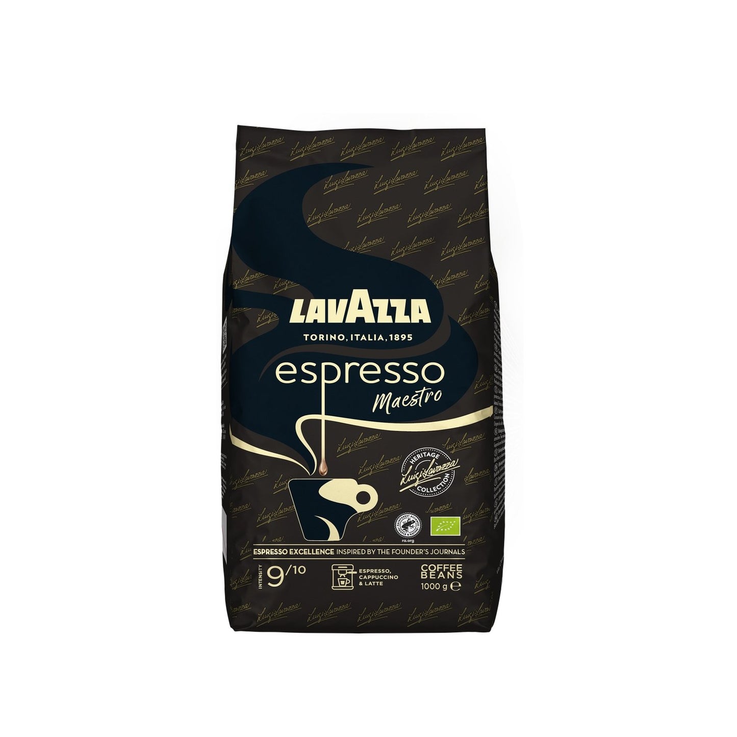 Maestro Organic Espresso Coffee Beans LAVAZZA