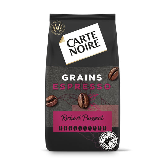 Café en Grains Espresso 100% Arabica Intensité 10 CARTE NOIRE le paquet de 1Kg