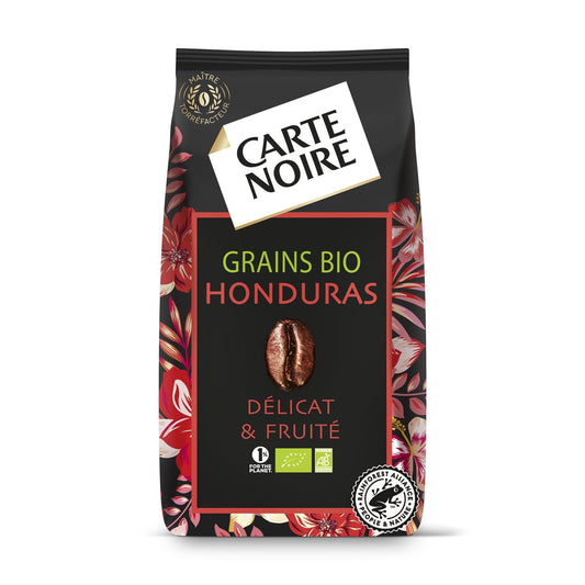 Café en Grains 100% Arabica Intensité 6 Honduras Bio CARTE NOIRE le paquet de 1kg