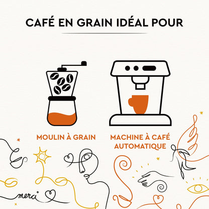 Café en Grains Pur Arabica CARTE NOIRE