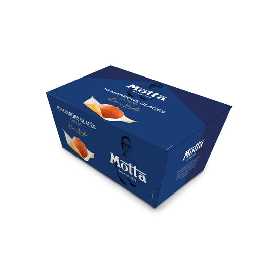 Marrons Glacés Entiers MOTTA - Gamme de Noël 2025 la boite de 170g