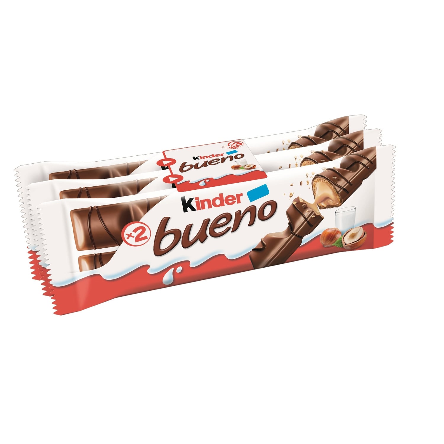 Barres Chocolatées Lait KINDER BUENO 