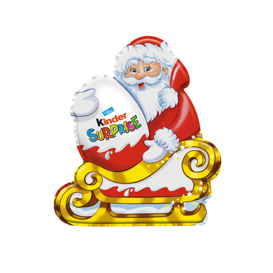 Kinder Milk Chocolate Santa Sleigh Mold