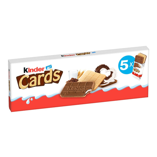 Biscuits Lait et Cacao KINDER CARDS 2x5 biscuits - 128g