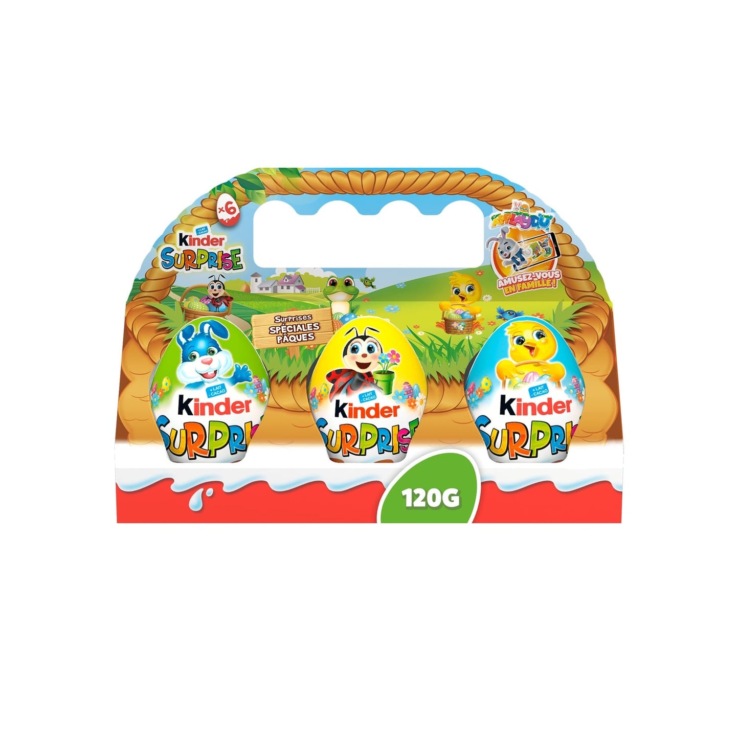 Œufs Chocolat Lait avec Figurines Pâques KINDER 