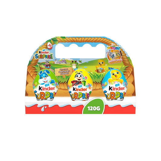 Œufs Chocolat Lait avec Figurines Pâques KINDER 