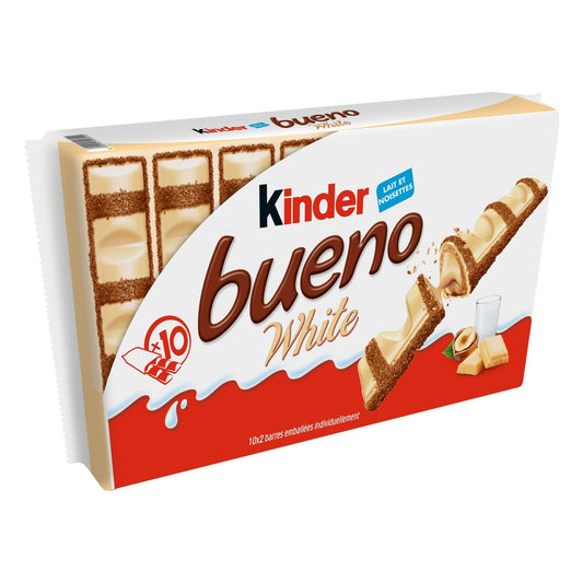 KINDER BUENO White Hazelnut Chocolate Bars