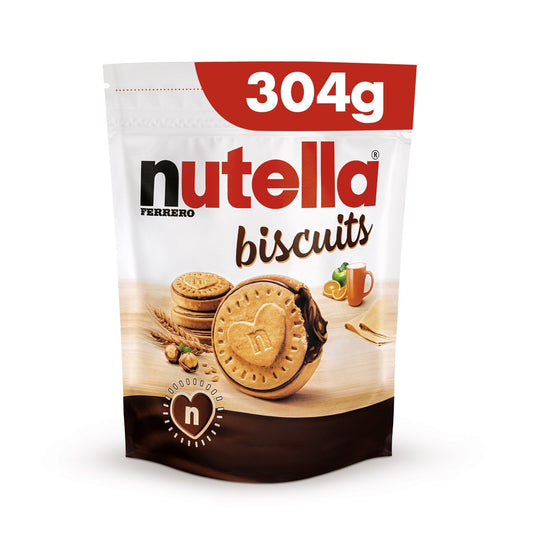 Biscuits Fourrés Noisettes et Cacao NUTELLA 22 biscuits - 304g