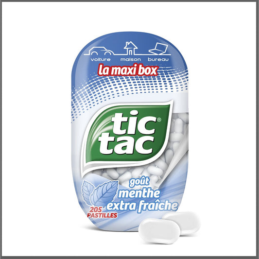 Bonbons Menthe Extra Fraîche TIC TAC 205 pastilles - 99,8g