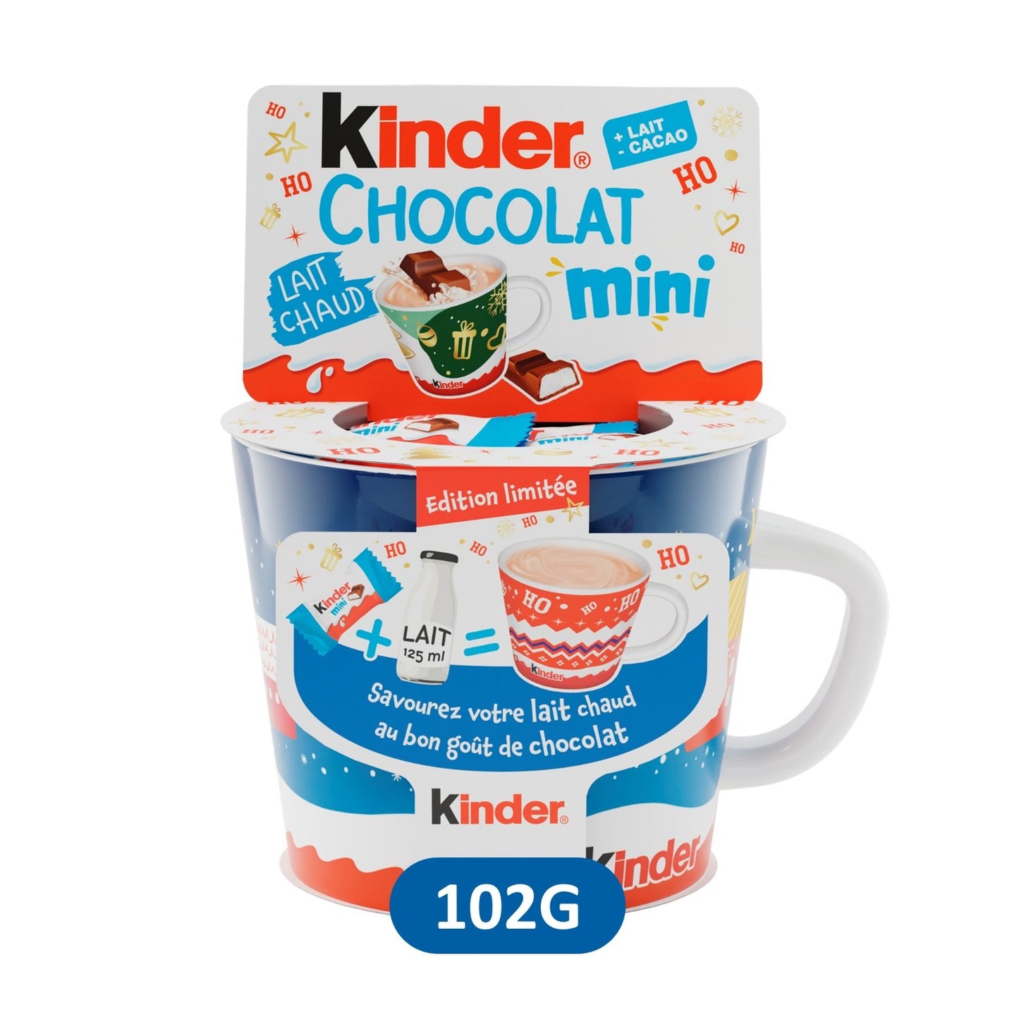 Barres Chocolatées Mini avec Tasse KINDER CHOCOLAT